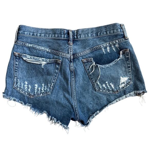 AGOLDE Parker‎ Vintage Cutoff Organic Denim Shorts in Rock Steady Size 29 - Picture 5 of 9